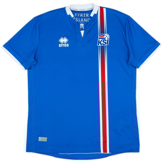 2016-18 Iceland Home Shirt - 7/10 - (M)