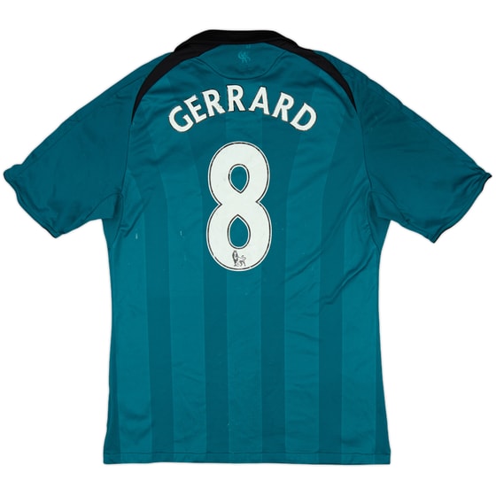 2008-09 Liverpool Third Shirt Gerrard #8 - 4/10 - (M)