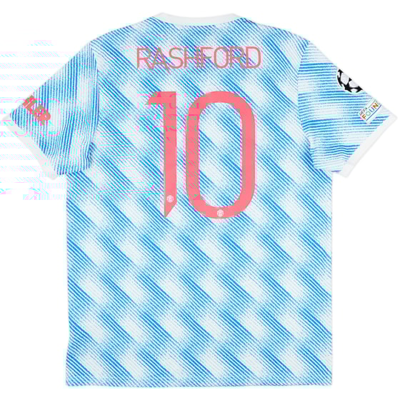 2021-22 Manchester United Away Shirt Rashford #10 - 8/10 - (L)