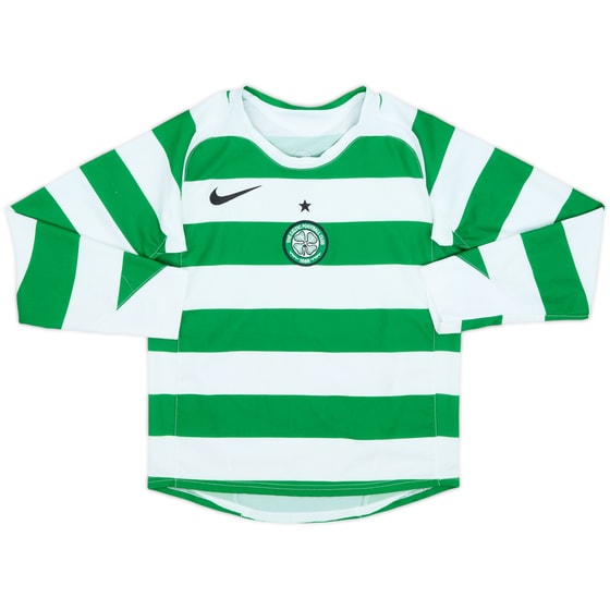 2005-07 Celtic Home Shirt - 8/10 - (6-7 Years)