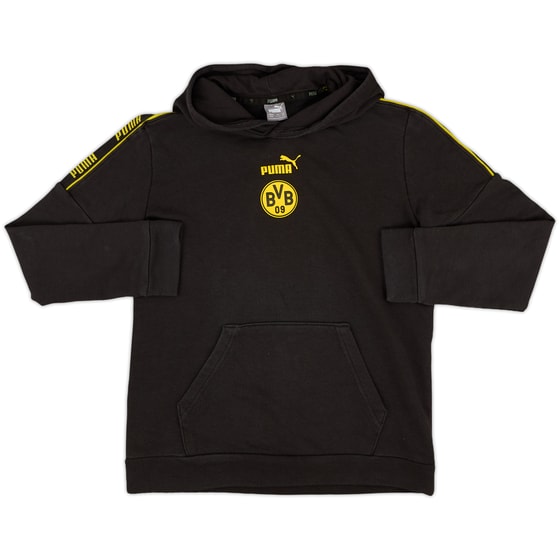 2020-21 Borussia Dortmund Puma Culture Hooded Top - 9/10 - (M.Boys)