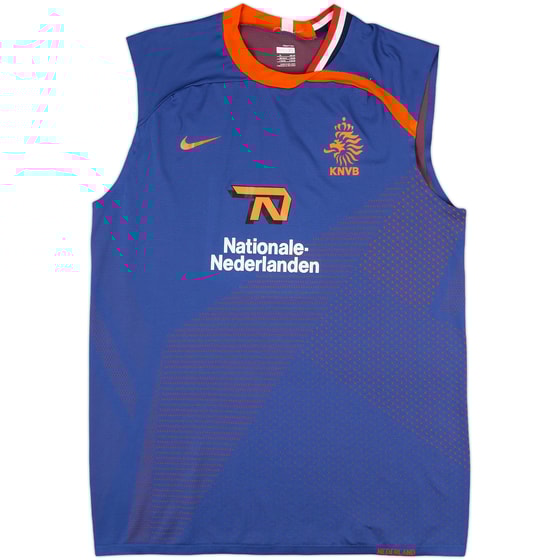 2008-09 Netherlands Player Issue Nike Training Vest - 10/10 - (XL)