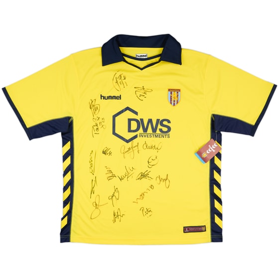 2005-06 Aston Villa Squad Signed Away Shirt (L)