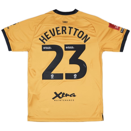 2024-25 QPR Match Issue FA Cup Third Shirt Hevertton #23