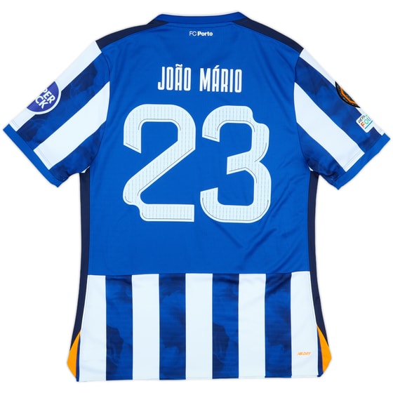 2024-25 Porto Match Issue Europa League Home Shirt Joao Mario #23