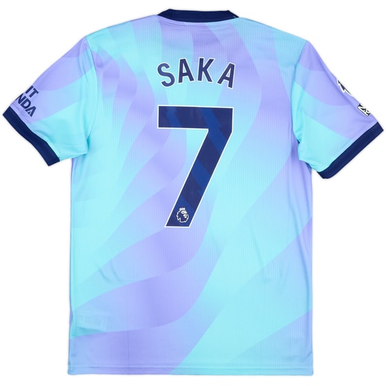 2024-25 Arsenal Match Issue Third Shirt Saka #7