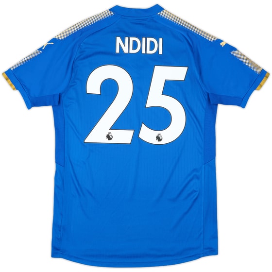 2017-18 Leicester Home Shirt Ndidi #25 - 9/10 - (M)