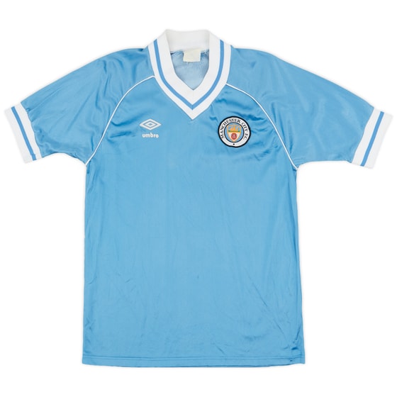 1981-82 Manchester City Home Shirt - 8/10 - (M)