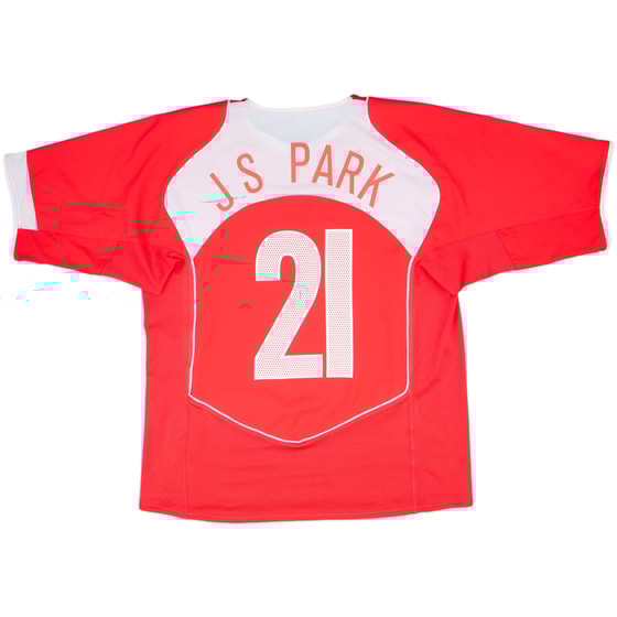 2004-06 South Korea Home Shirt J S Park #21 - 8/10 - (L)