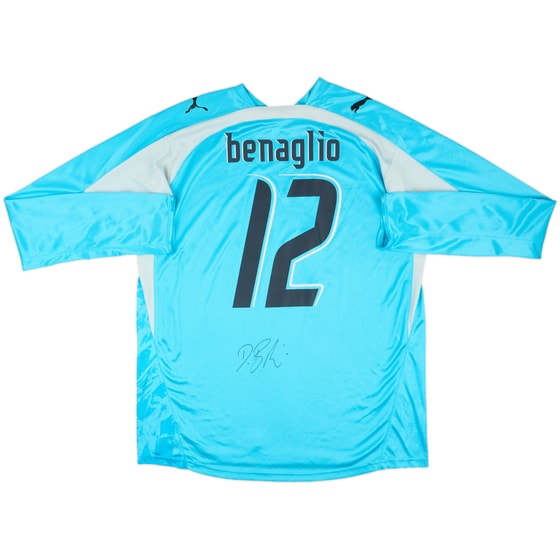 2006-08 Switzerland Match Issue Squad Signed GK Shirt Benaglio #12