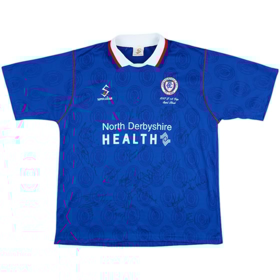 1996-98 Chesterfield Signed Home Shirt - 7/10 - (XL)