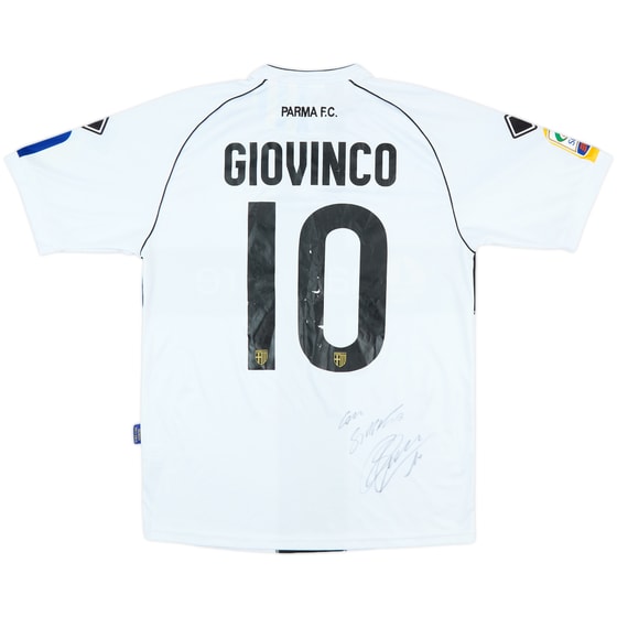 2011-12 Parma Signed Home Shirt Giovinco #10 - 5/10 - (L)