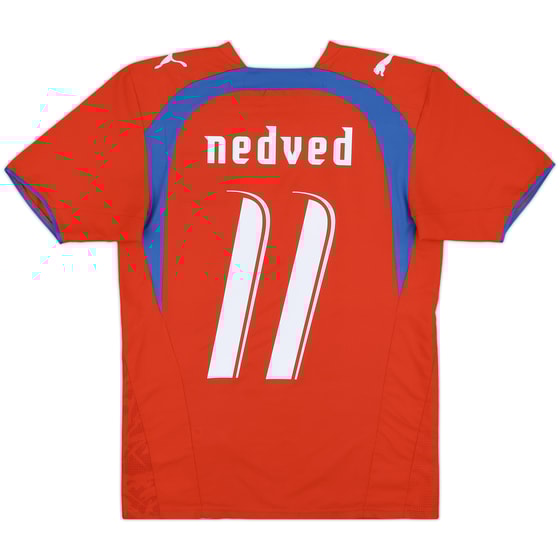 2006-08 Czech Republic Home Shirt Nedved #11 - 8/10 - (S)