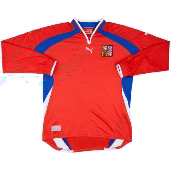 2000-02 Czech Republic Home L/S Shirt #16 - 6/10 - (XL)