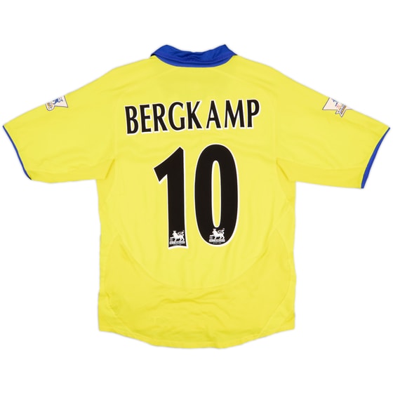 2003-05 Arsenal Away Shirt Bergkamp #10 - 7/10 - (S)