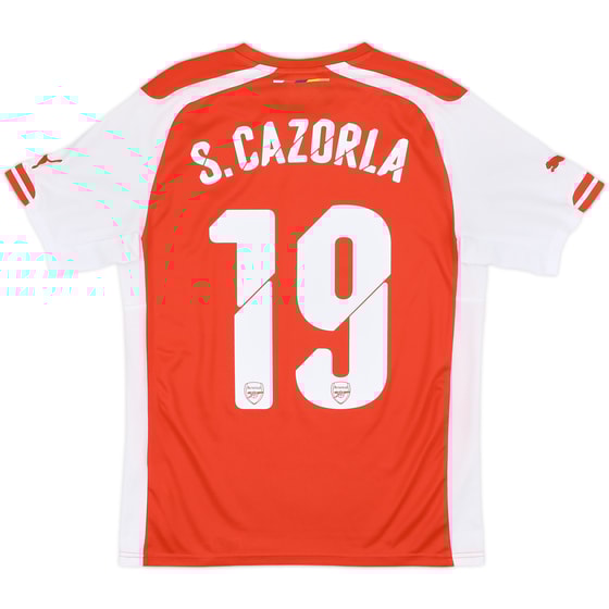 2014-15 Arsenal Home Shirt S.Cazorla #19 - 9/10 - (S)