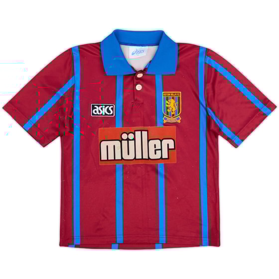 1993-95 Aston Villa Home Shirt - 8/10 - (L.Boys)