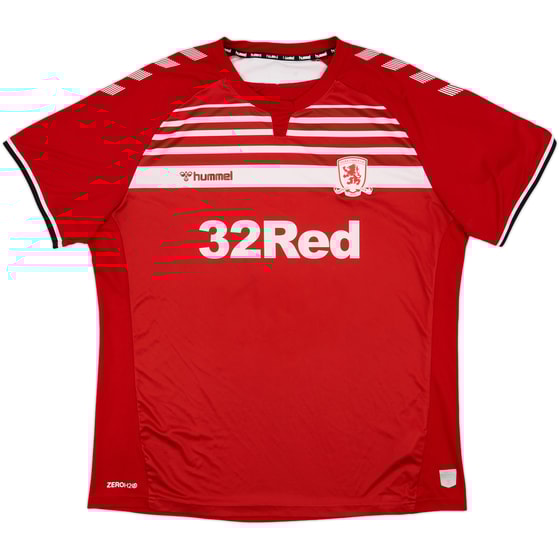 2019-20 MIddlesbrough Home Shirt - 6/10 - (3XL)