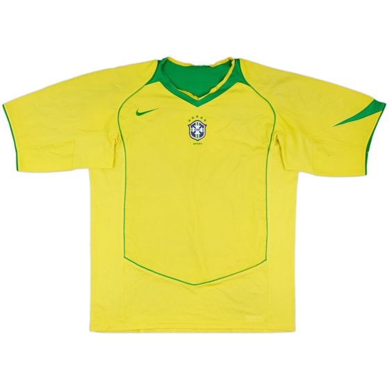 2004-06 Brazil Home Shirt - 5/10 - (L)