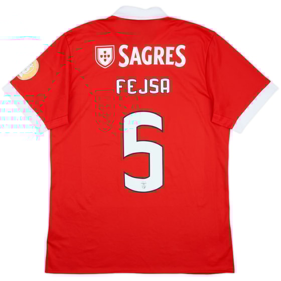 2017-18 Benfica Home Shirt Fejsa #5 - 8/10 - (L)