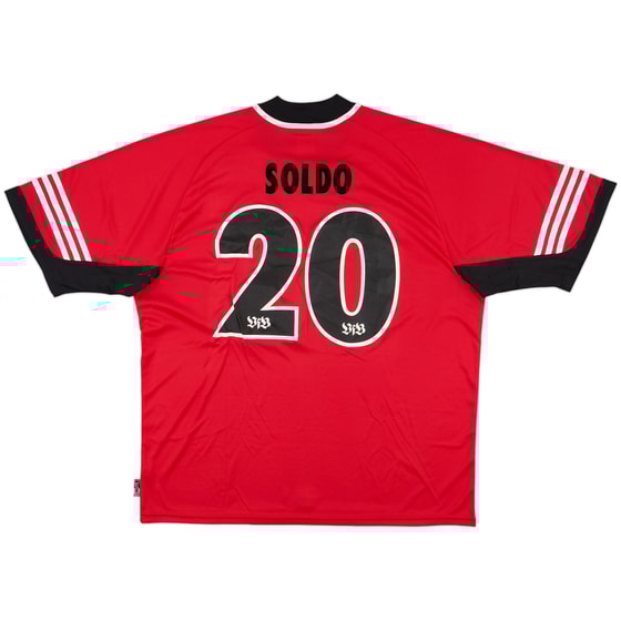 2001-02 Stuttgart Away Shirt Soldo #20 - 8/10 - (XL)