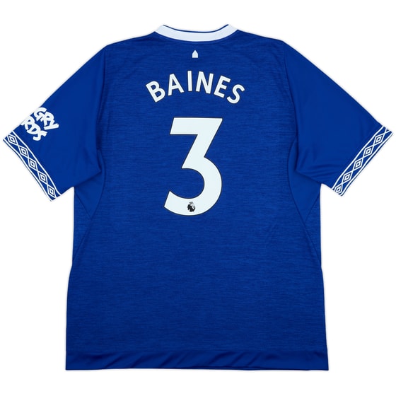 2018-19 Everton Home Shirt Baines #3 - 10/10 - (XXL)