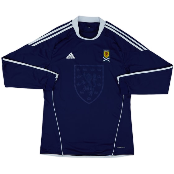 2010-11 Scotland Home L/S Shirt - 7/10 - (L)