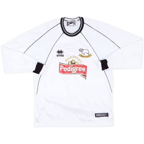2001-02 Derby County Home L/S Shirt - 7/10 - (S)