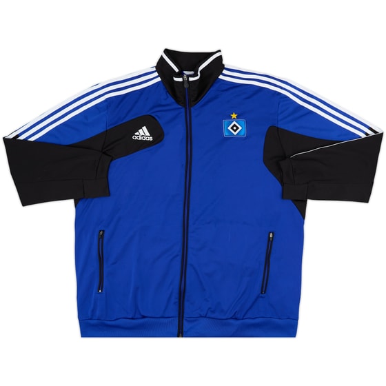 2013-14 Hamburg adidas 1/4 Zip Track Jacket - 8/10 - (XXL)