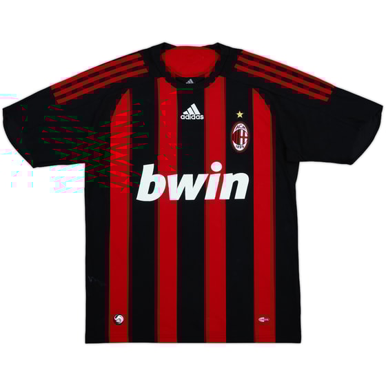 2008-09 AC Milan Home Shirt - 5/10 - (XL.Boys)