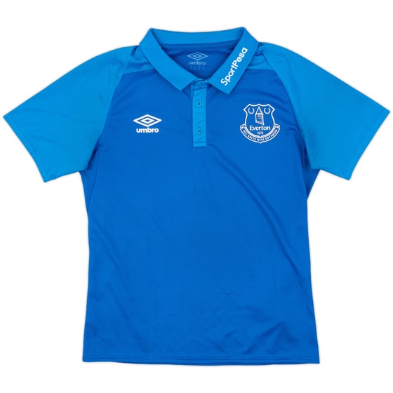 2017-18 Everton Umbro Polo Shirt - 7/10 - (S)