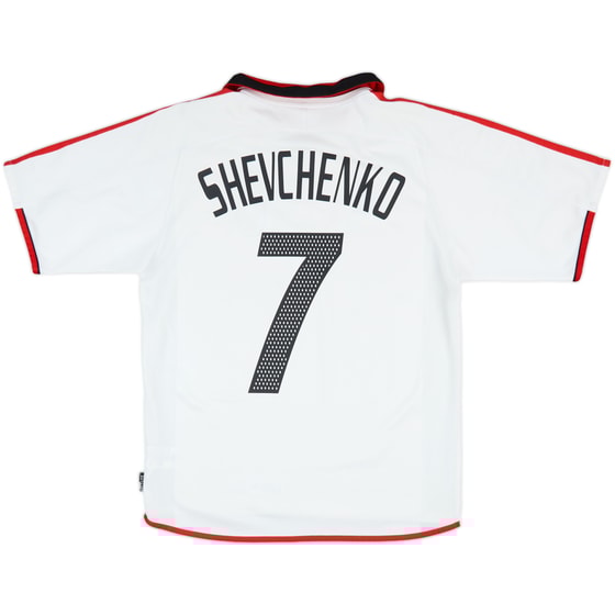 2003-04 AC Milan Away Shirt Shevchenko #7 - 6/10 - (M)