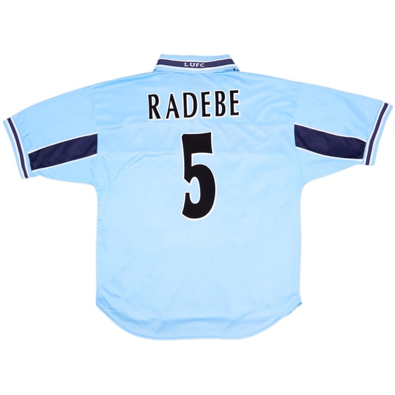 1999-00 Leeds United Away Shirt Radebe #5 - 7/10 - (L)
