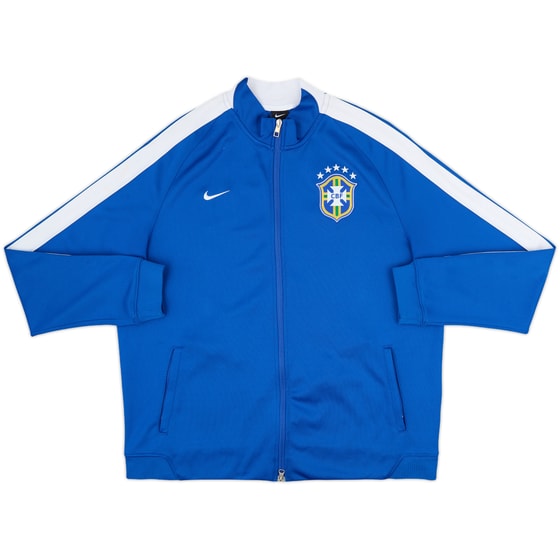 2014-15 Brazil Nike Track Jacket - 8/10 - (XXL)