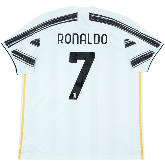 2020-21 Juventus Home Shirt Ronaldo #7 - 7/10 - (XXL)