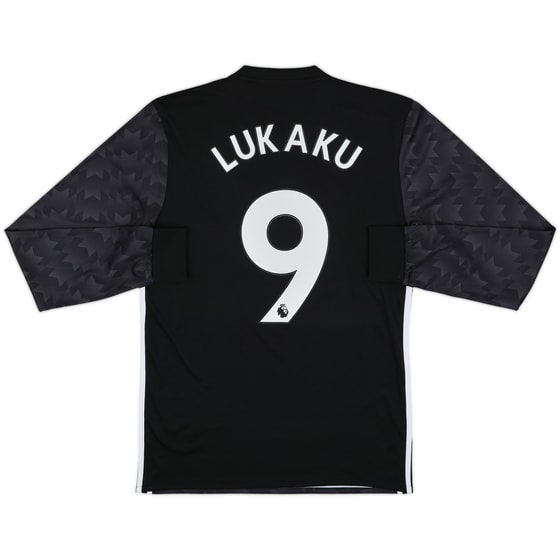 2017-18 Manchester United Away L/S Shirt Lukaku #9 - 8/10 - (S)