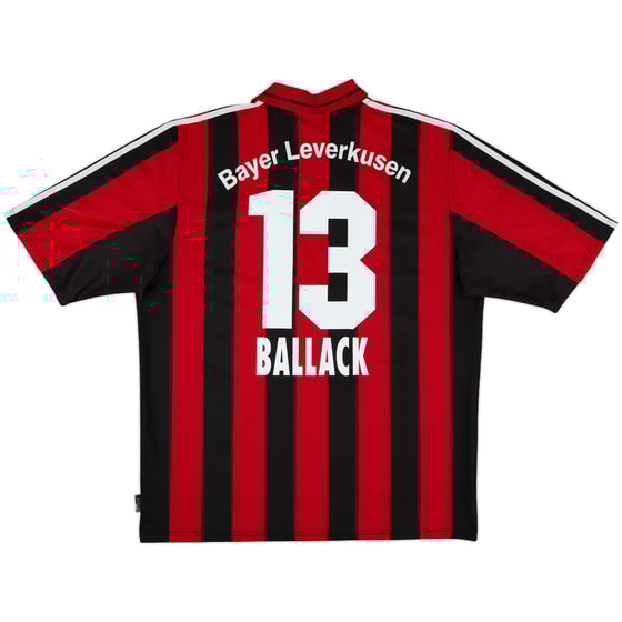 2000-01 Bayer Leverkusen Home Shirt Ballack #13 - 8/10 - (XL)