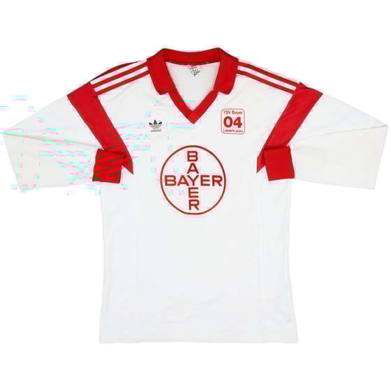 1986-87 Bayer Leverkusen Home L/S Shirt - 9/10 - (M)