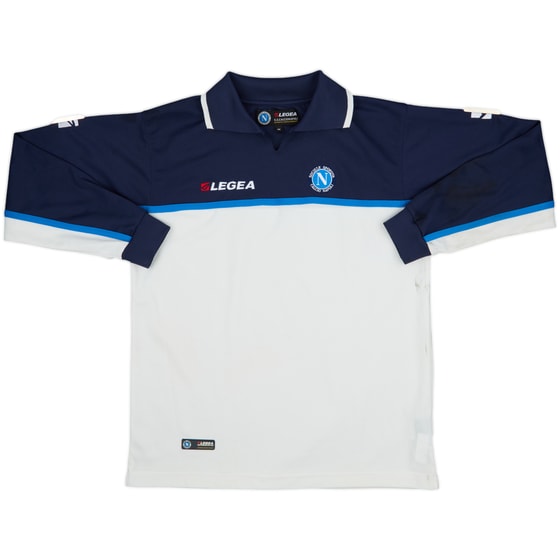 2003-04 Napoli Legea Polo L/S Shirt - 5/10 - (M)