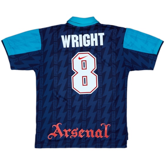 1994-95 Arsenal Away Shirt Wright #8 - 8/10 - (L)