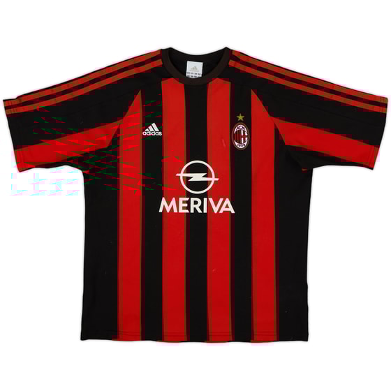 2003-04 AC Milan Home Shirt - 7/10 - (L.Boys)