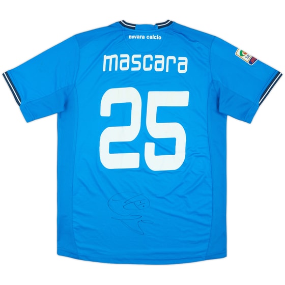 2011-12 Novara Match Issue Signed Home Shirt Mascara #25