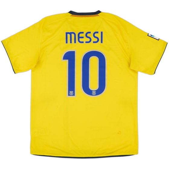 2008-10 Barcelona Away Shirt Messi #10 - 5/10 - (L)