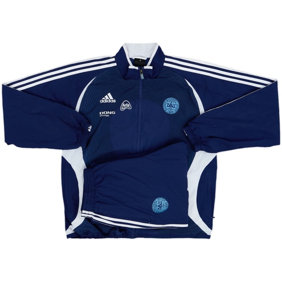 2006-08 Denmark adidas Full Tracksuit - 8/10 - (M/L)