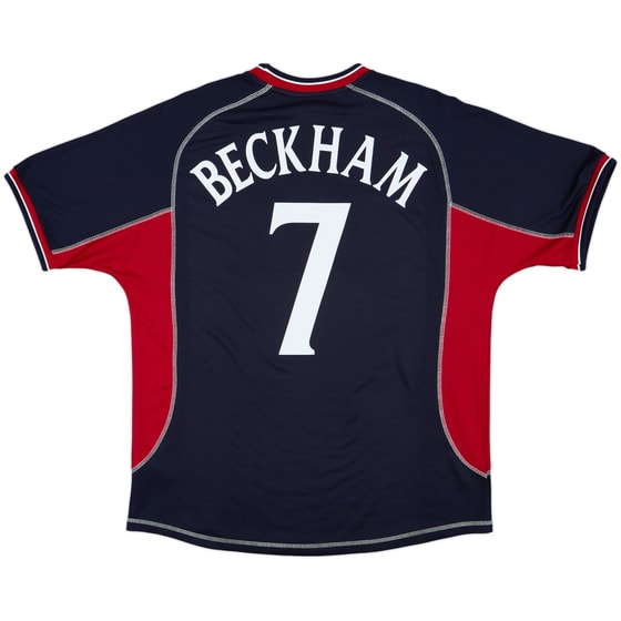 2000-01 Manchester United Third Shirt Beckham #7 - 8/10 - (XL)