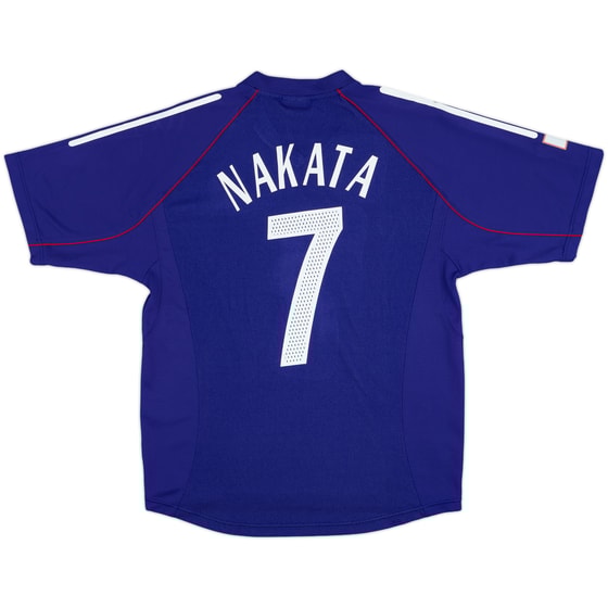 2002-04 Japan Home Shirt Nakata #7 - 8/10 - (M)
