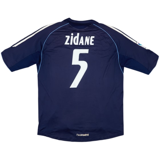 2005-06 Real Madrid Away Shirt Zidane #5 - 9/10 - (L)