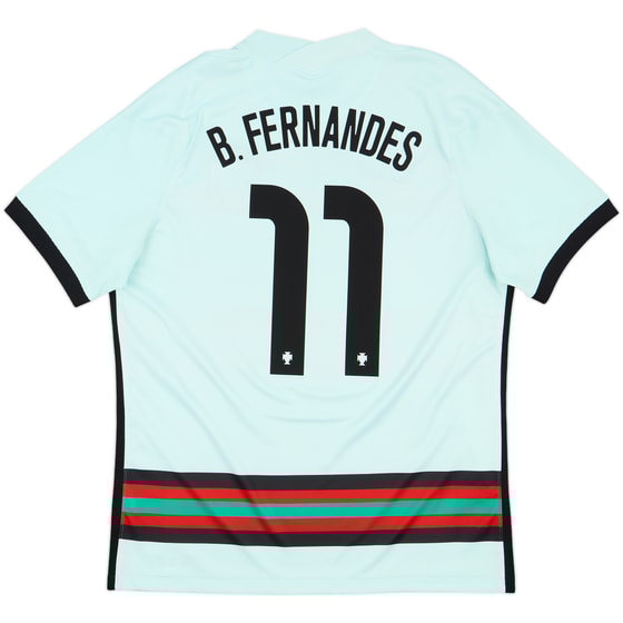2020-22 Portugal Away Shirt B.Fernandes #11 - 8/10 - (L)