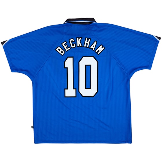 1996-98 Manchester United Third Shirt Beckham #10 - 9/10 - (XXL)