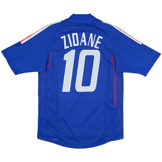 2002-04 France Player Issue Home Shirt Zidane #10 - 6/10 - (S)